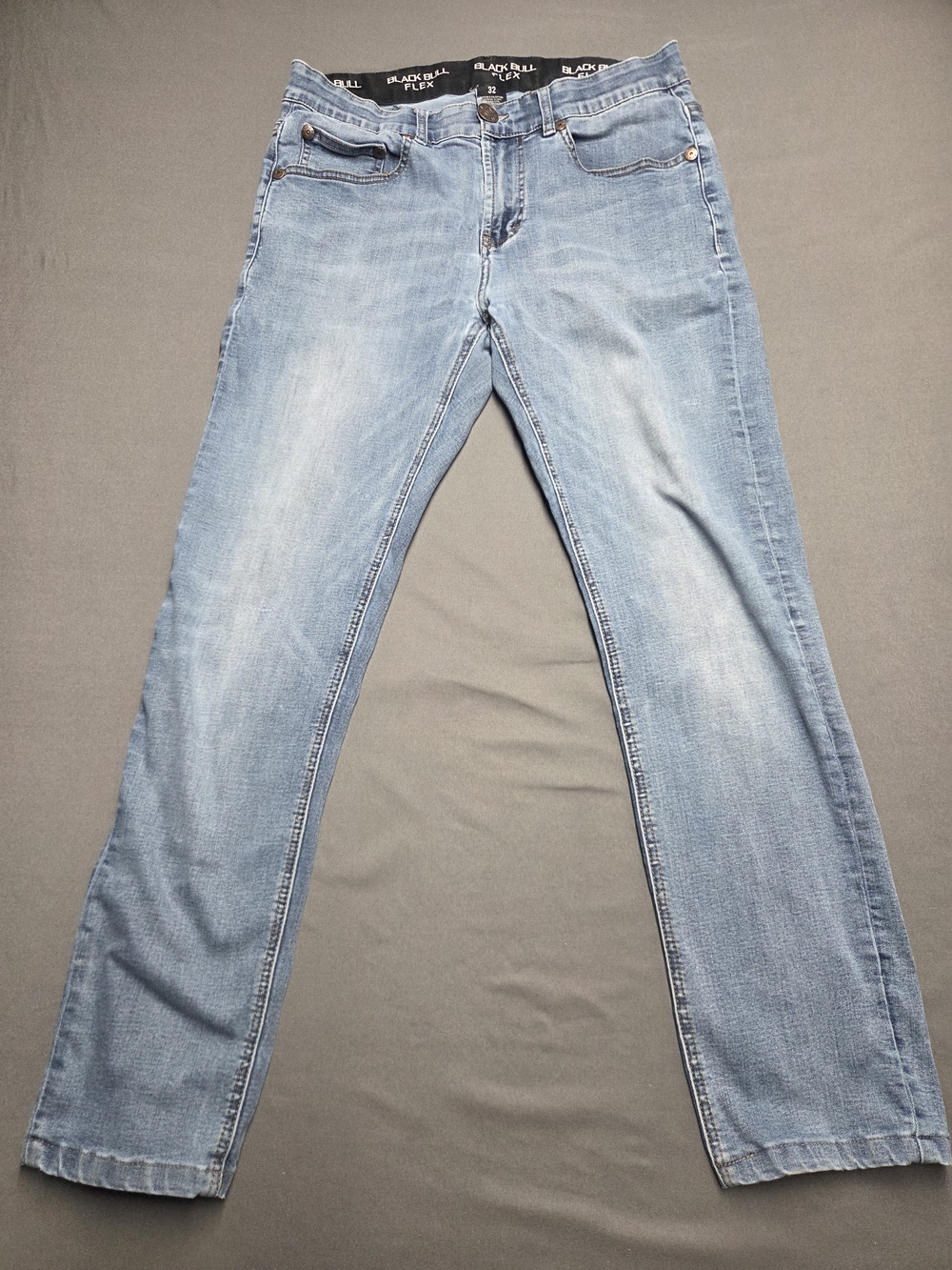 Black Bull Flex Light Wash Stretch Jeans Men's Size 32 Straight